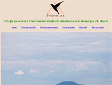 Tablet Screenshot of eridanus.cz